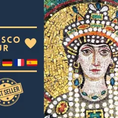 Mosaico bizantino, ideale per scoprire Ravenna cosa vedere in due giorni. Tour UNESCO Best Seller.