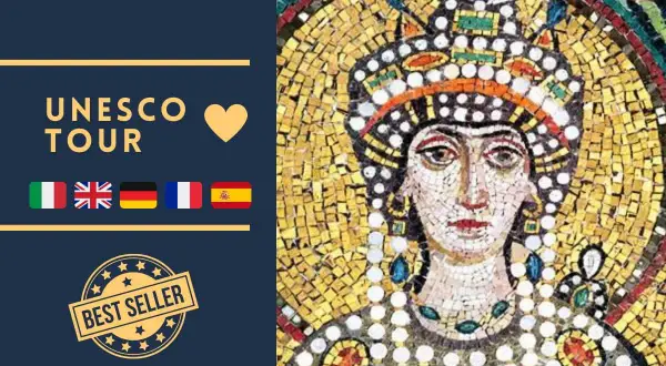 Mosaico bizantino, ideale per scoprire Ravenna cosa vedere in due giorni. Tour UNESCO Best Seller.